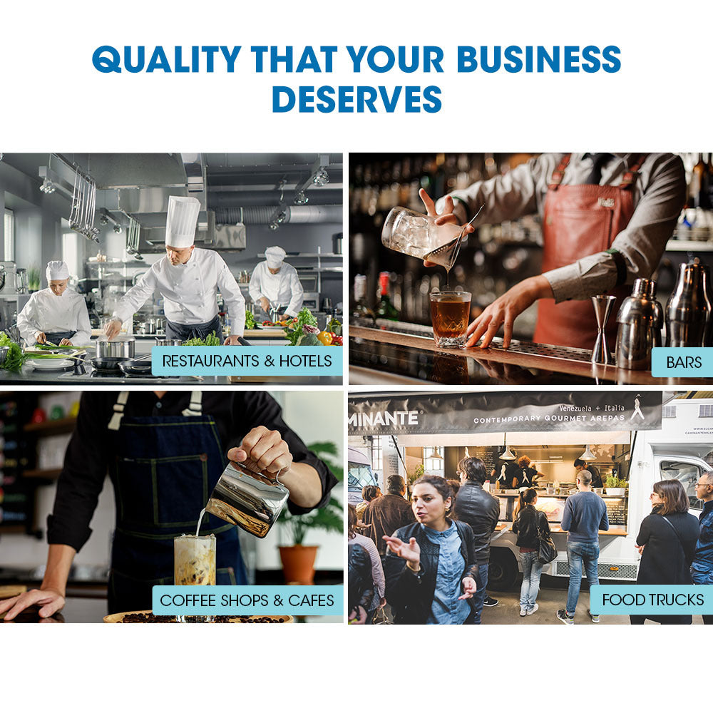 POLYCOOL Ice Cube Maker 45-65kg Commercial Ice Machine Stainless Steel Automatic with LCD Screen-Appliances > Kitchen Appliances-PEROZ Accessories