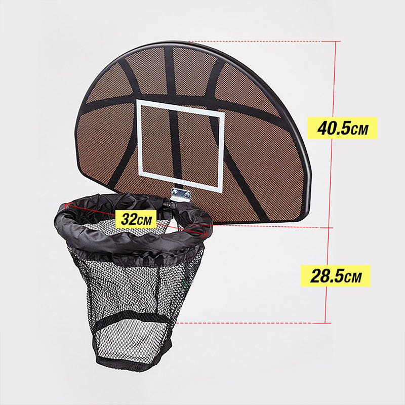 Up-Shot Trampoline Basketball Hoop Ring Backboard Ball Set Fits 10/12/14/15/16 ft-Sports & Fitness > Trampolines-PEROZ Accessories