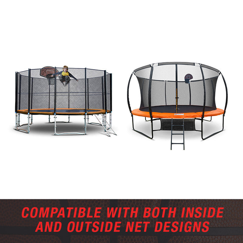 Up-Shot Trampoline Basketball Hoop Ring Backboard Ball Set Fits 10/12/14/15/16 ft-Sports & Fitness > Trampolines-PEROZ Accessories