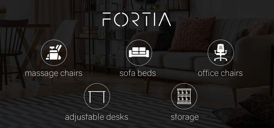 FORTIA Electric Massage Chair Full Body Shiatsu Recliner Zero Gravity Heating Massager, Remote Control-Health & Beauty > Massage-PEROZ Accessories
