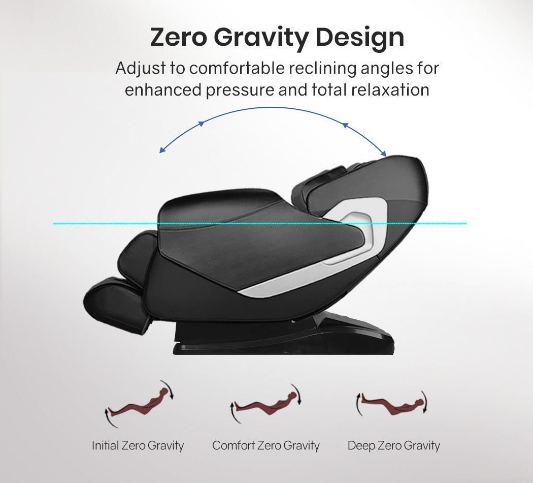 FORTIA Electric Massage Chair Full Body Shiatsu Recliner Zero Gravity Heating Massager, Remote Control-Health & Beauty > Massage-PEROZ Accessories