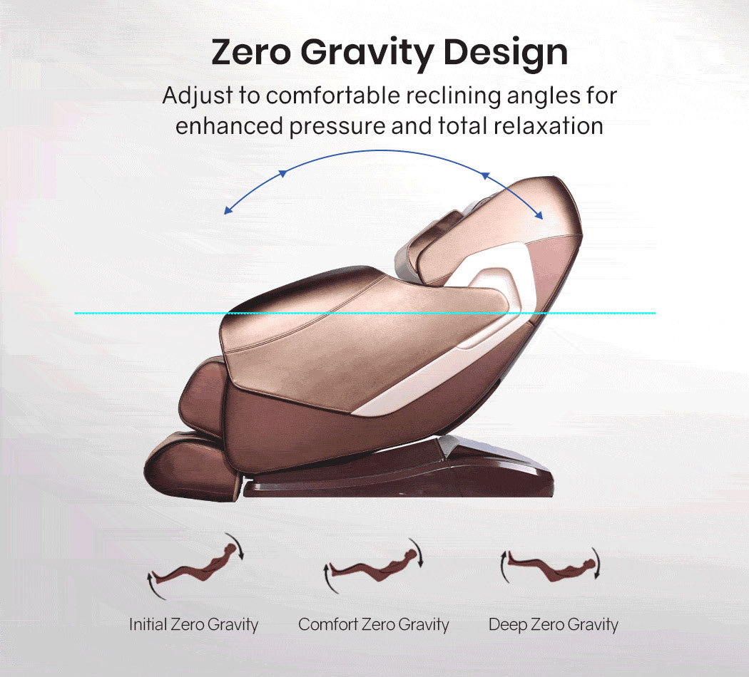FORTIA Electric Massage Chair Zero Gravity Heating Massager Full Body Shiatsu Recliner, Remote Control-Health & Beauty > Massage-PEROZ Accessories