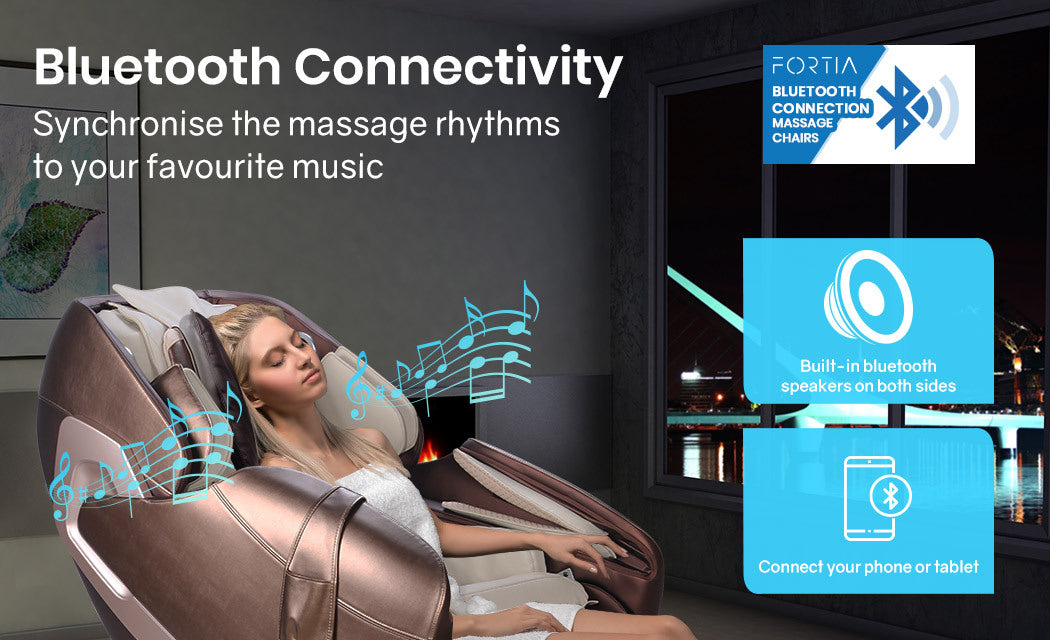 FORTIA Electric Massage Chair Zero Gravity Heating Massager Full Body Shiatsu Recliner, Remote Control-Health & Beauty > Massage-PEROZ Accessories