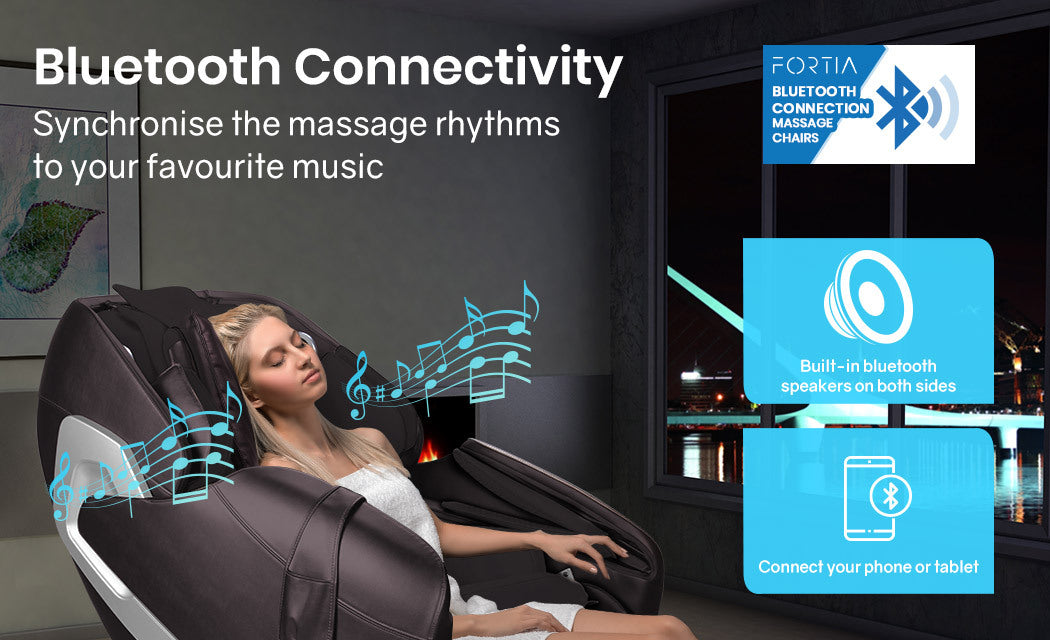 FORTIA Electric Massage Chair Zero Gravity Heating Kneading Recliner Full Body Shiatsu Massager-Health & Beauty > Massage-PEROZ Accessories