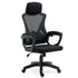 FORTIA Ergonomic Office Desk Chair, Height Adjustable Lumbar Support, Mesh Fabric, Headrest, Black-Furniture > Office-PEROZ Accessories