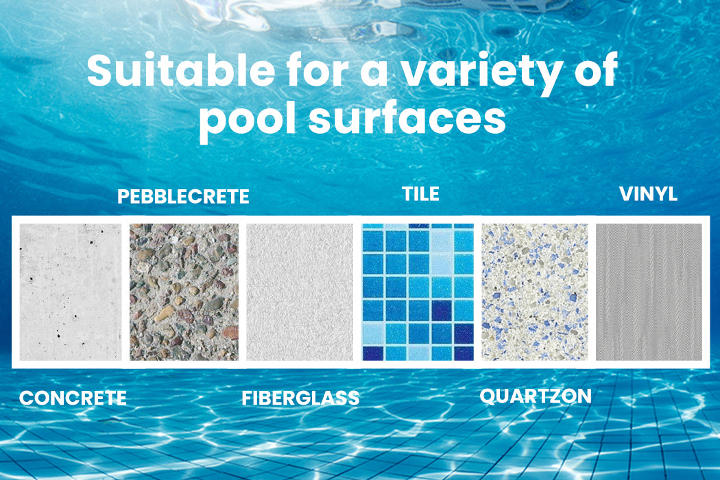 Aurelaqua Swimming Pool Cleaner Floor Climb Wall Automatic Vacuum Hose 10M-Pool Cleaners-PEROZ Accessories