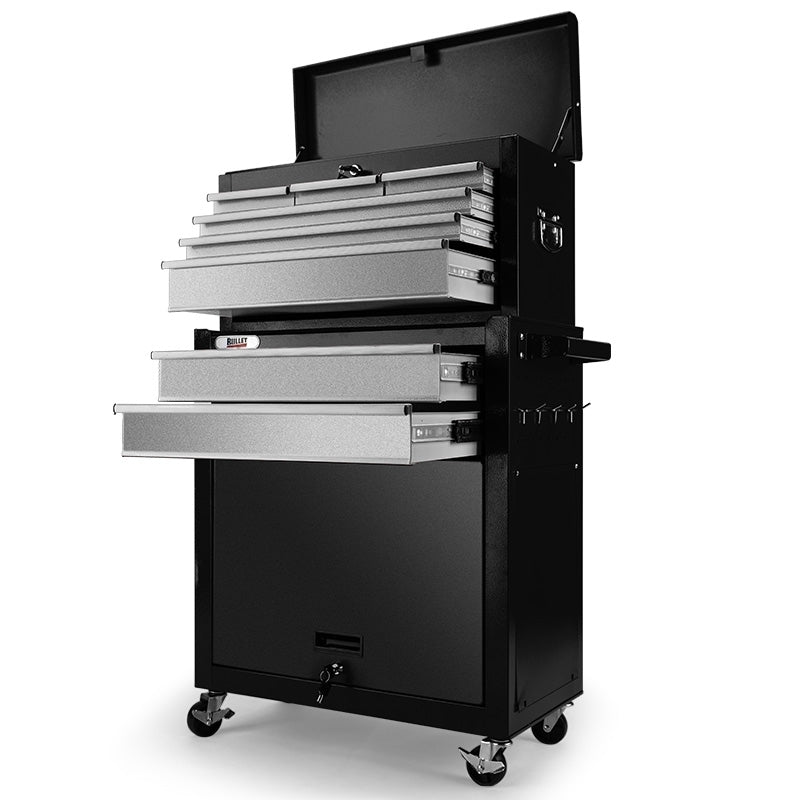 BULLET 8 Drawer Tool Box Cabinet Chest Storage Toolbox Garage Organiser Set-Tools > Tools Storage-PEROZ Accessories
