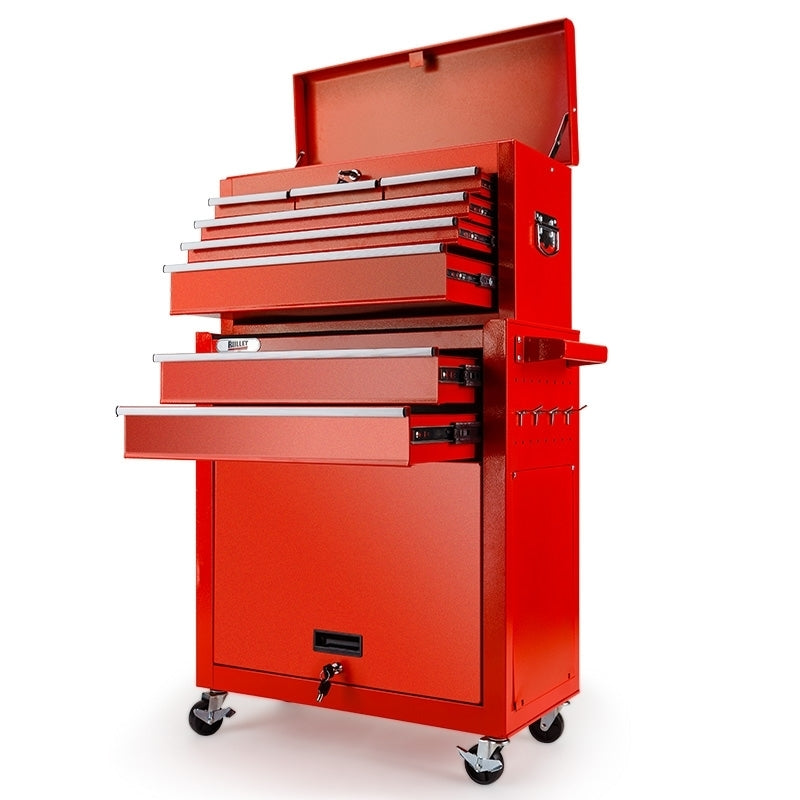 BULLET 8 Drawer Tool Box Cabinet Chest Storage Toolbox Garage Organiser Set-Tools > Tools Storage-PEROZ Accessories