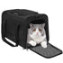 Floofi Portable Pet Carrier-L Size (Black) FI-PC-137-FCQ-Pet Carriers & Travel Products-PEROZ Accessories