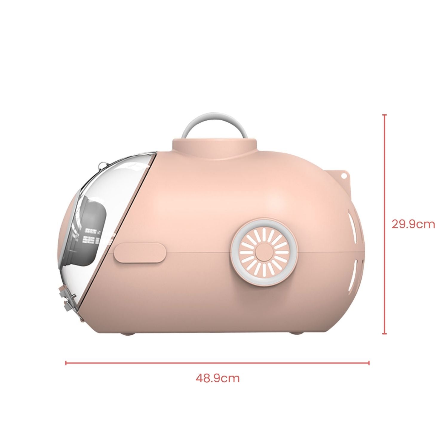 FLOOFI Smart Pet Carrier (Pink) FI-PC-142-AW-Pet Carriers &amp; Travel Products-PEROZ Accessories