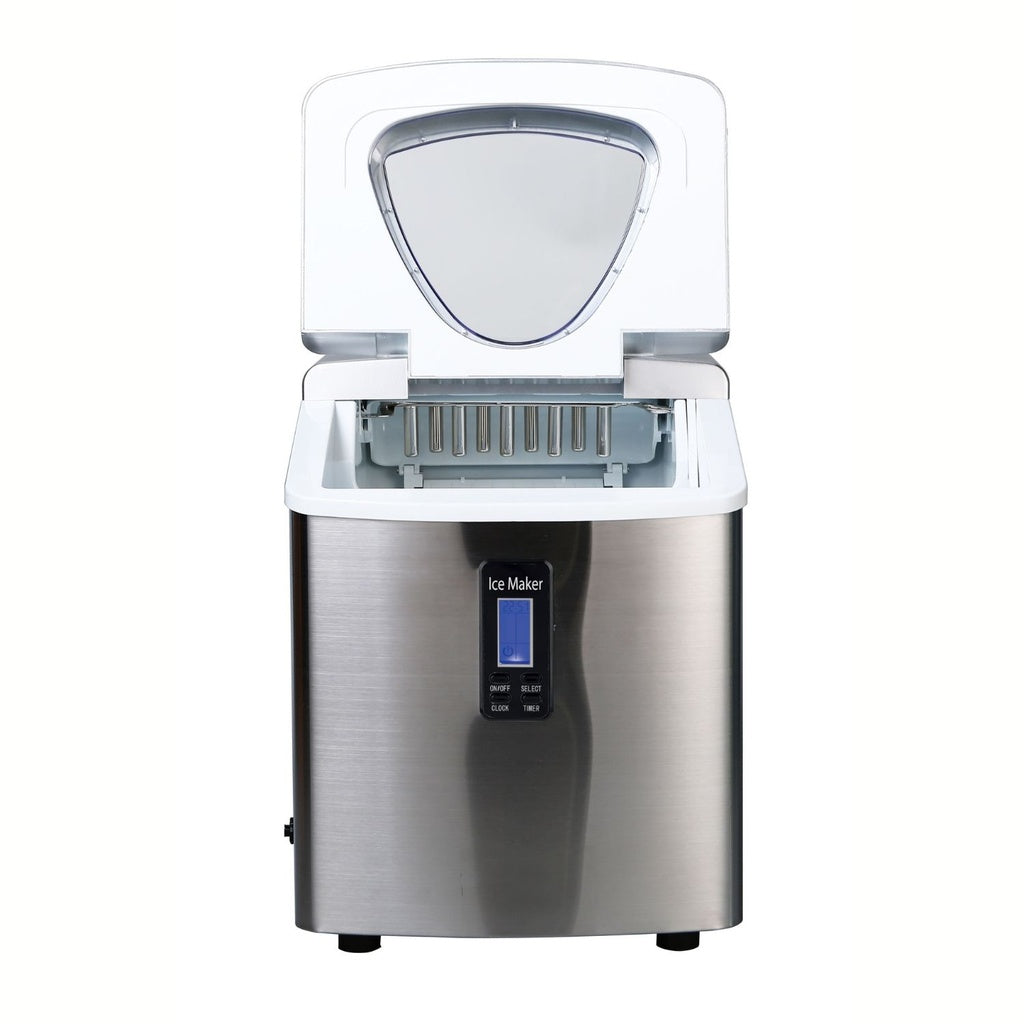 Miraklass Ice Maker Machine Stainless Steel 3.2L-Appliances &gt; Kitchen Appliances-PEROZ Accessories