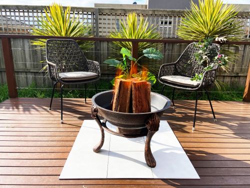 Vesuvius Firepit BBQ with Lid-Fire Pits-PEROZ Accessories