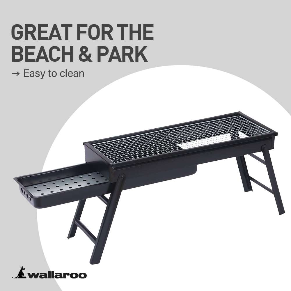 Wallaroo Portable Charcoal BBQ Grill Barbecue-Home & Garden > BBQ-PEROZ Accessories
