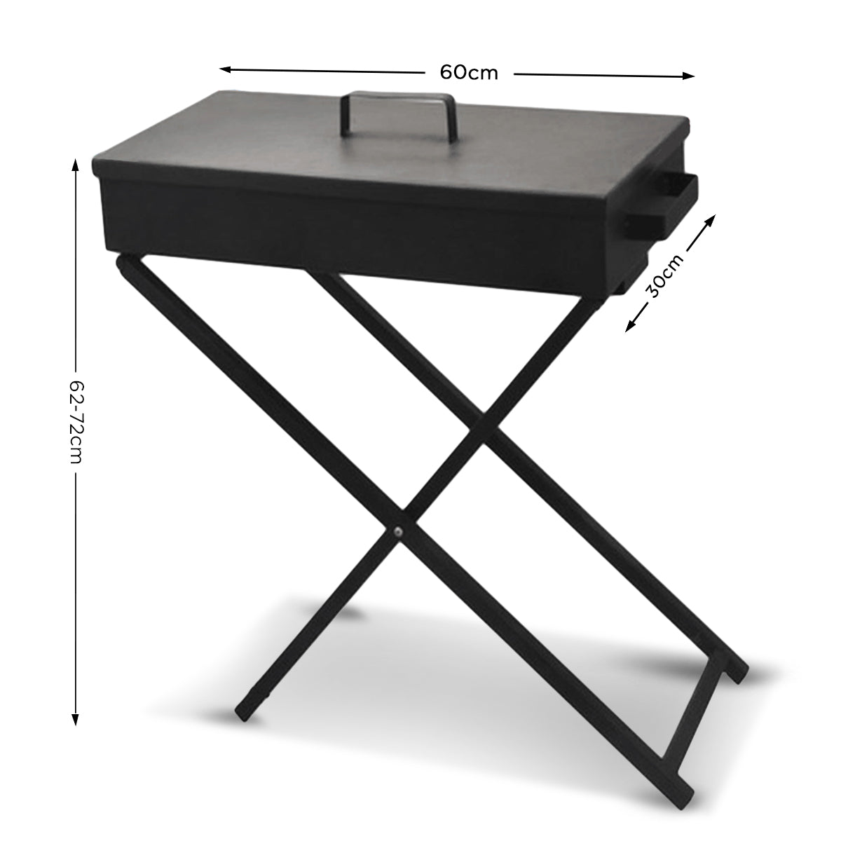 Wallaroo Charcoal BBQ Grill - Adjustable Height-Home & Garden > BBQ-PEROZ Accessories