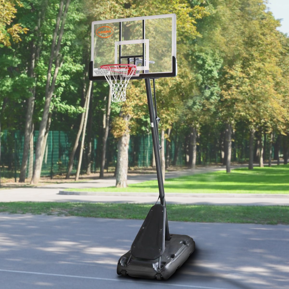 Kahuna Portable Basketball Hoop System 2.3 to 3.05m for Kids & Adults-Sports & Fitness > Basketball & Accessories-PEROZ Accessories
