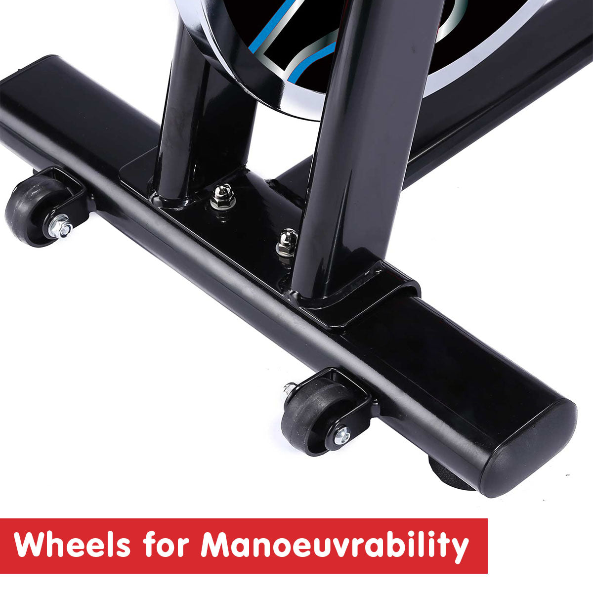 PowerTrain RX-600 Exercise Spin Bike Cardio Cycle - Blue-Sports & Fitness > Bikes & Accessories-PEROZ Accessories