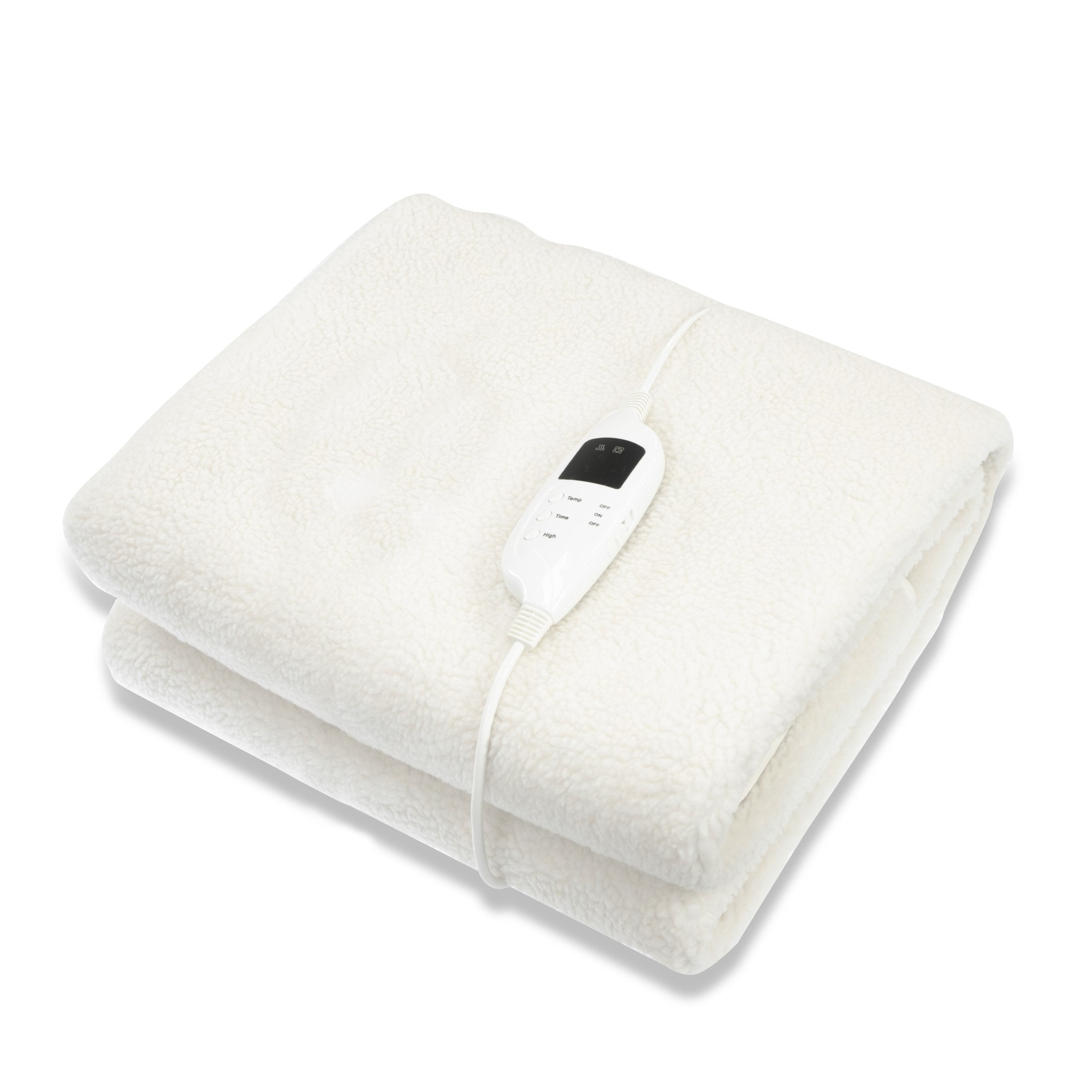Laura Hill Heated Electric Blanket Fitted Fleece Underlay Throw Single-Electric Throw Blanket-PEROZ Accessories