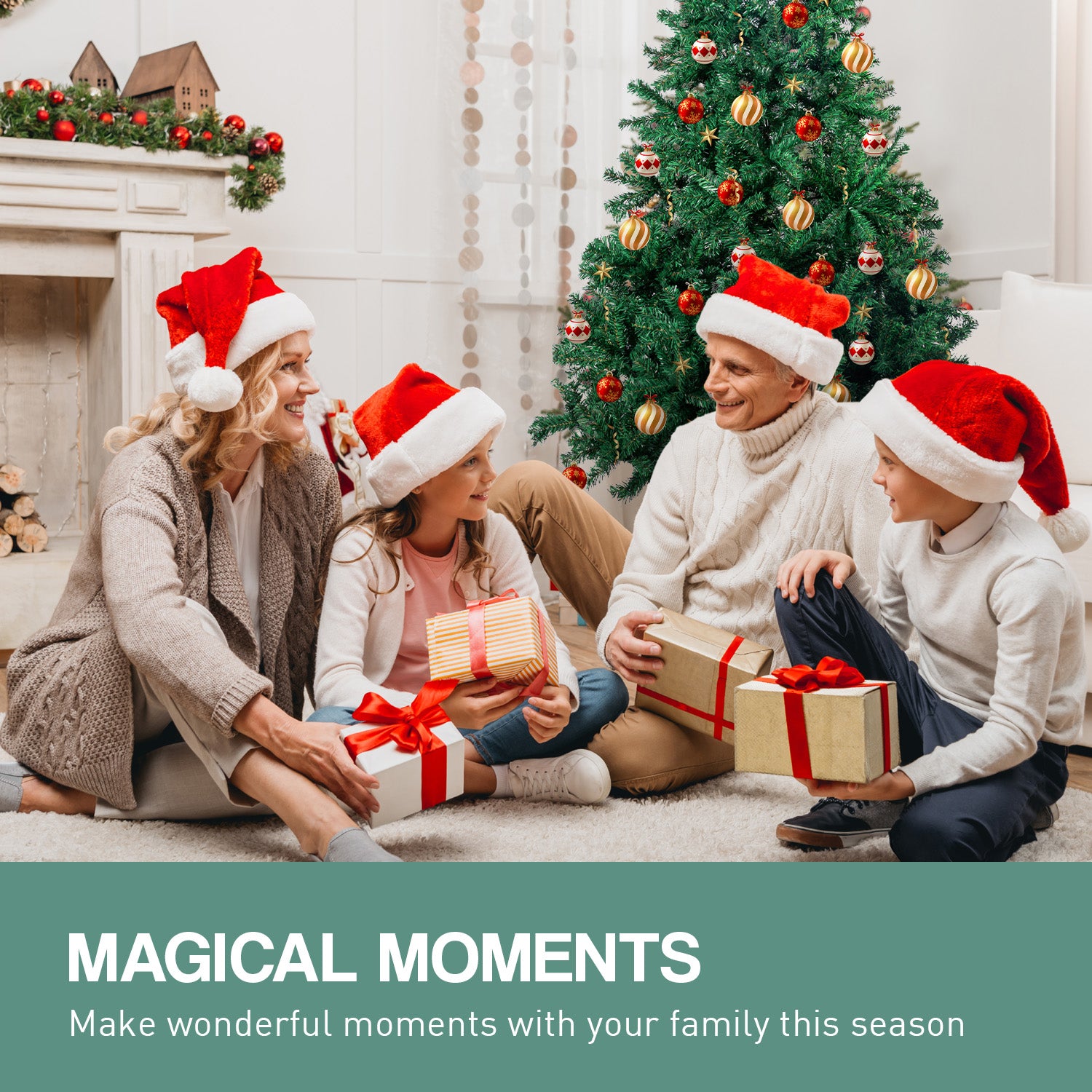 Christabelle Green Christmas Tree 1.8m Xmas Decor Decorations - 850 Tips-Occasions > Christmas-PEROZ Accessories