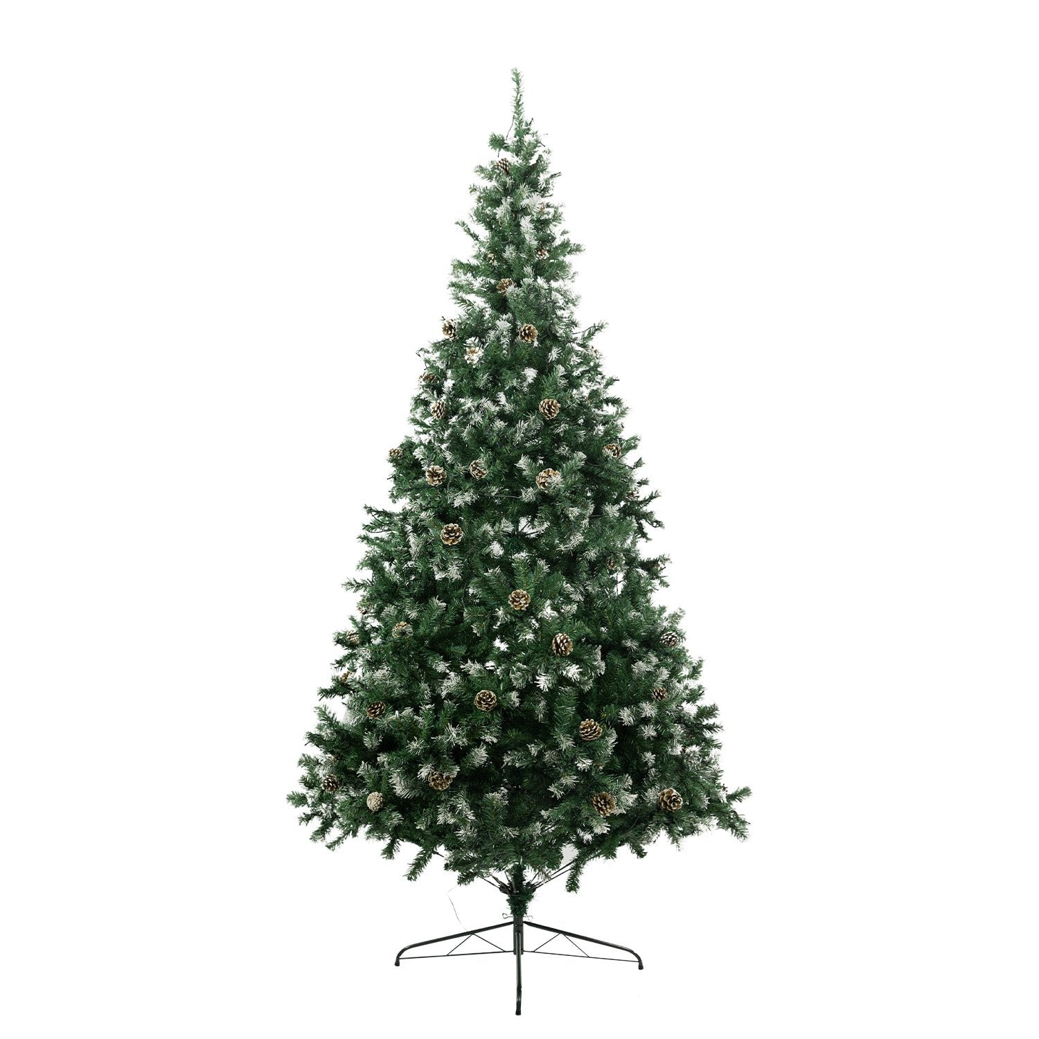 Christabelle 1.5m Pre Lit LED Christmas Tree Decor with Pine Cones Xmas Decorations-Occasions > Christmas-PEROZ Accessories