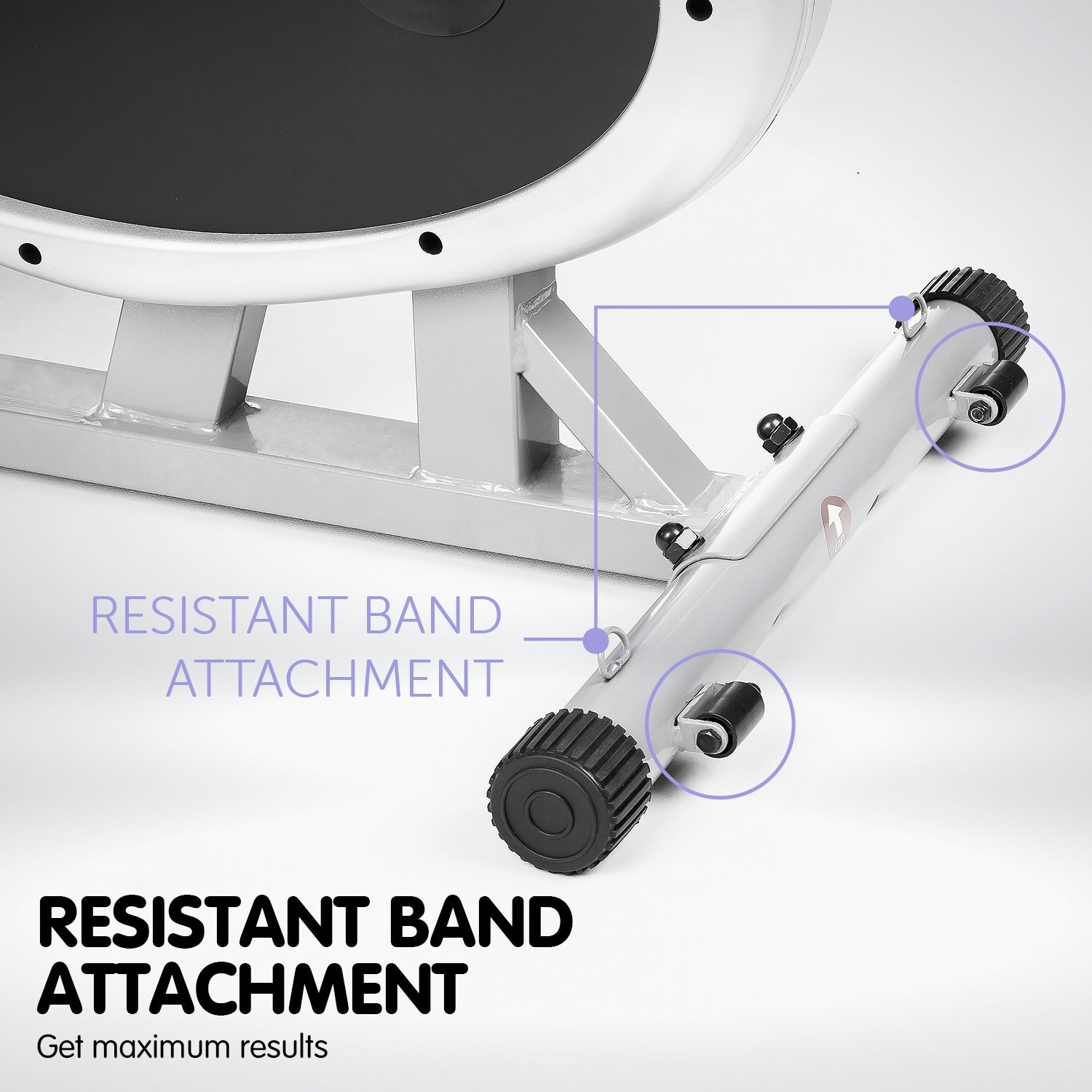 Powertrain 5-in-1 Elliptical Cross Trainer Bike with Dumbbell Sets-Sports & Fitness > Bikes & Accessories-PEROZ Accessories