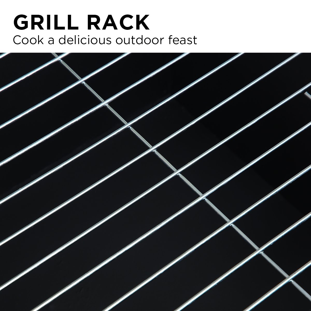 Wallaroo Outdoor Fire Pit for BBQ, Grilling, Cooking, Camping- Portable Brazier with Reversible Stand for Backyard-Home & Garden > BBQ-PEROZ Accessories