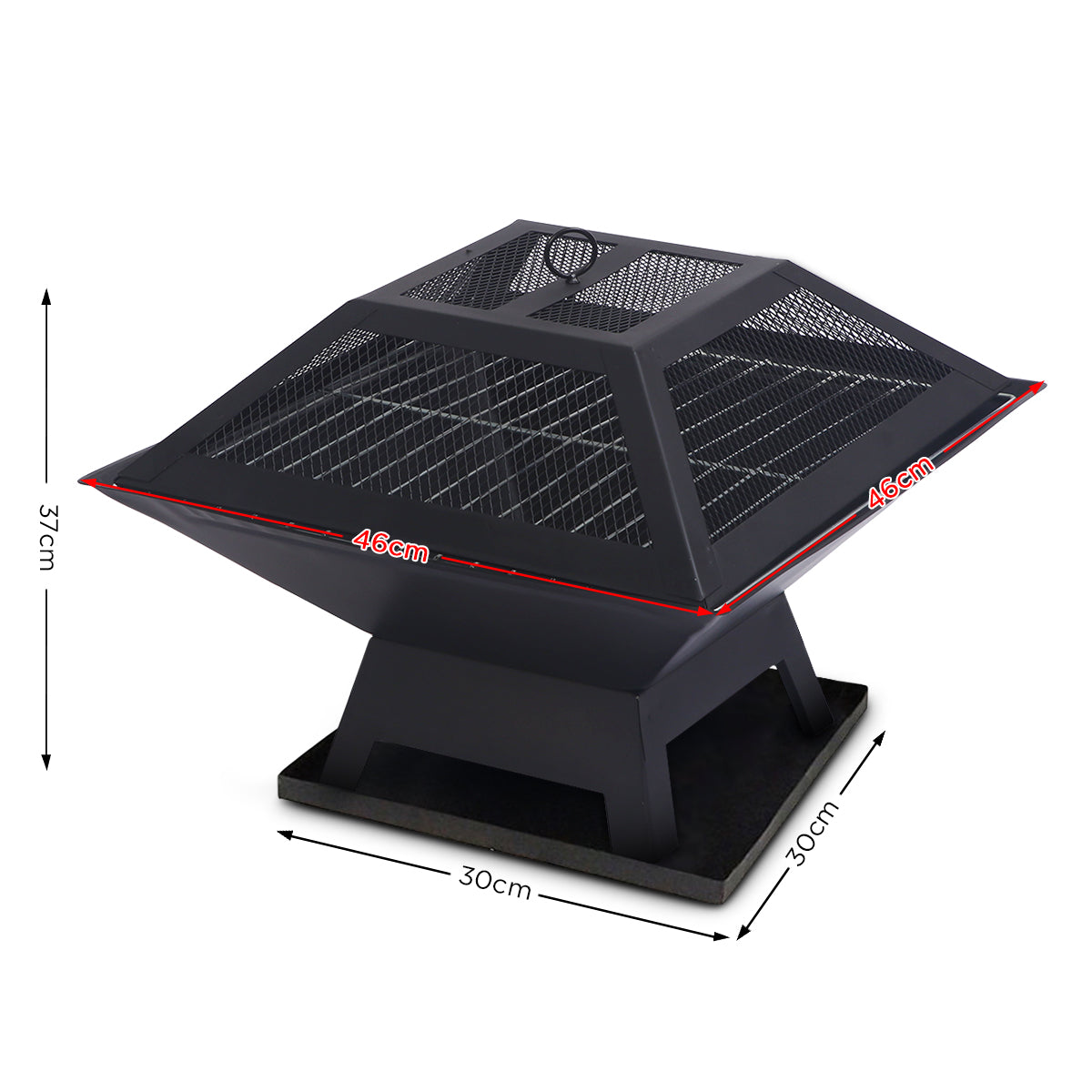 Wallaroo Portable Outdoor Fire Pit for BBQ, Grilling, Cooking, Camping-Home & Garden > BBQ-PEROZ Accessories