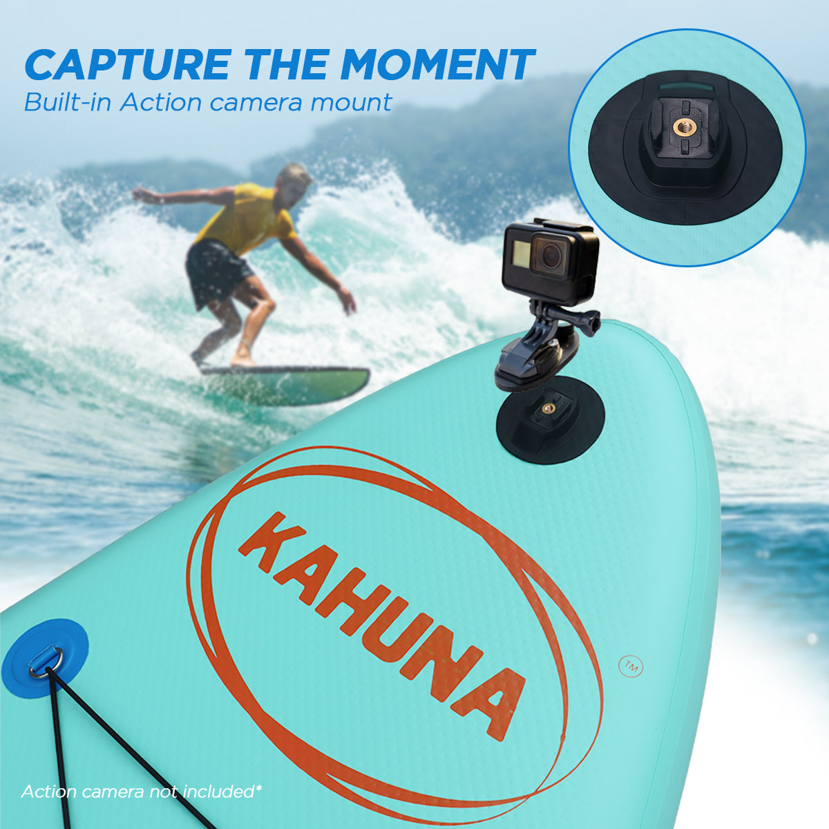 Kahuna Hana Inflatable Stand Up Paddle Board 10ft6in iSUP Accessories-Outdoor > Boating-PEROZ Accessories