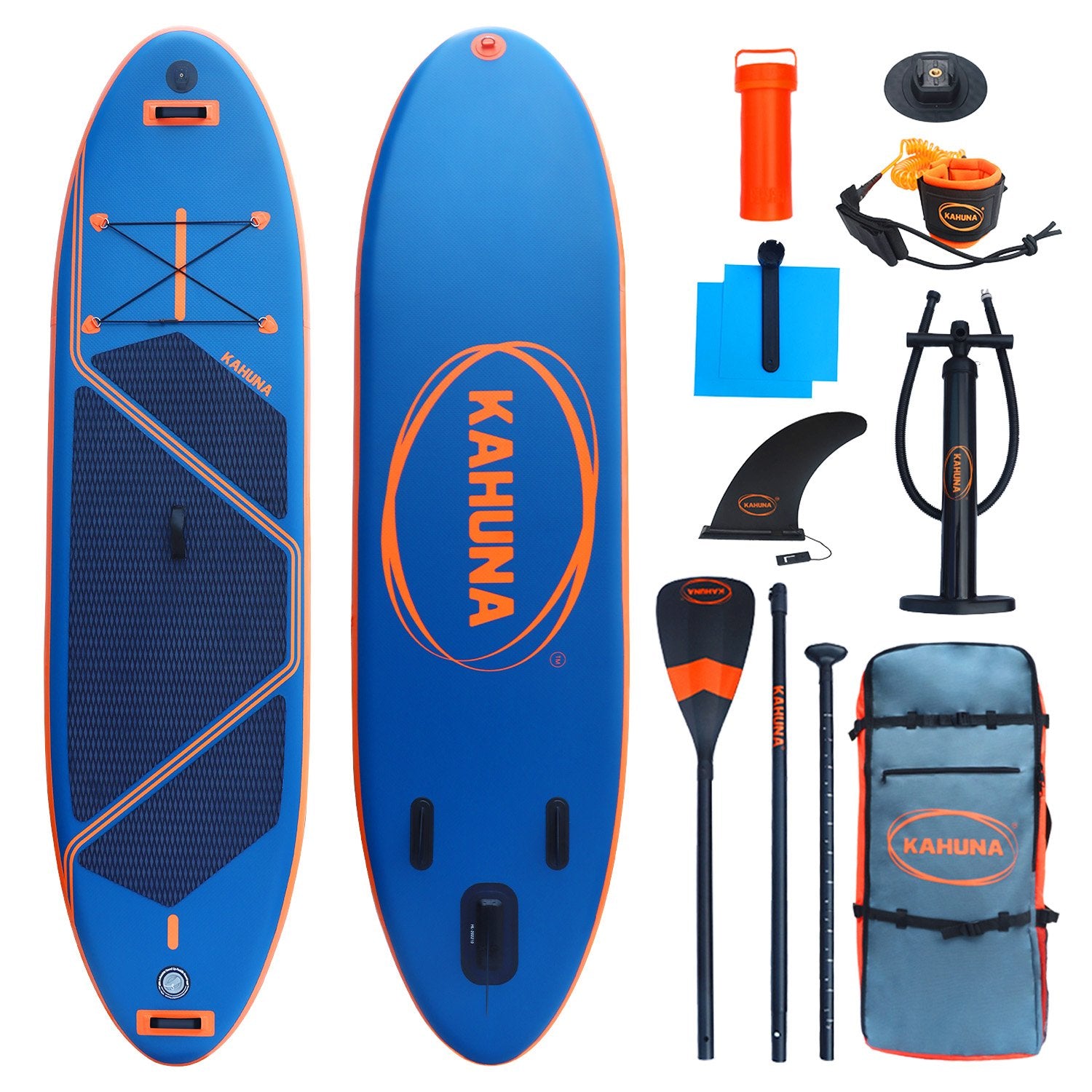 Kahuna Kai Premium Sports 10.6FT Inflatable Paddle Board-Outdoor > Boating-PEROZ Accessories