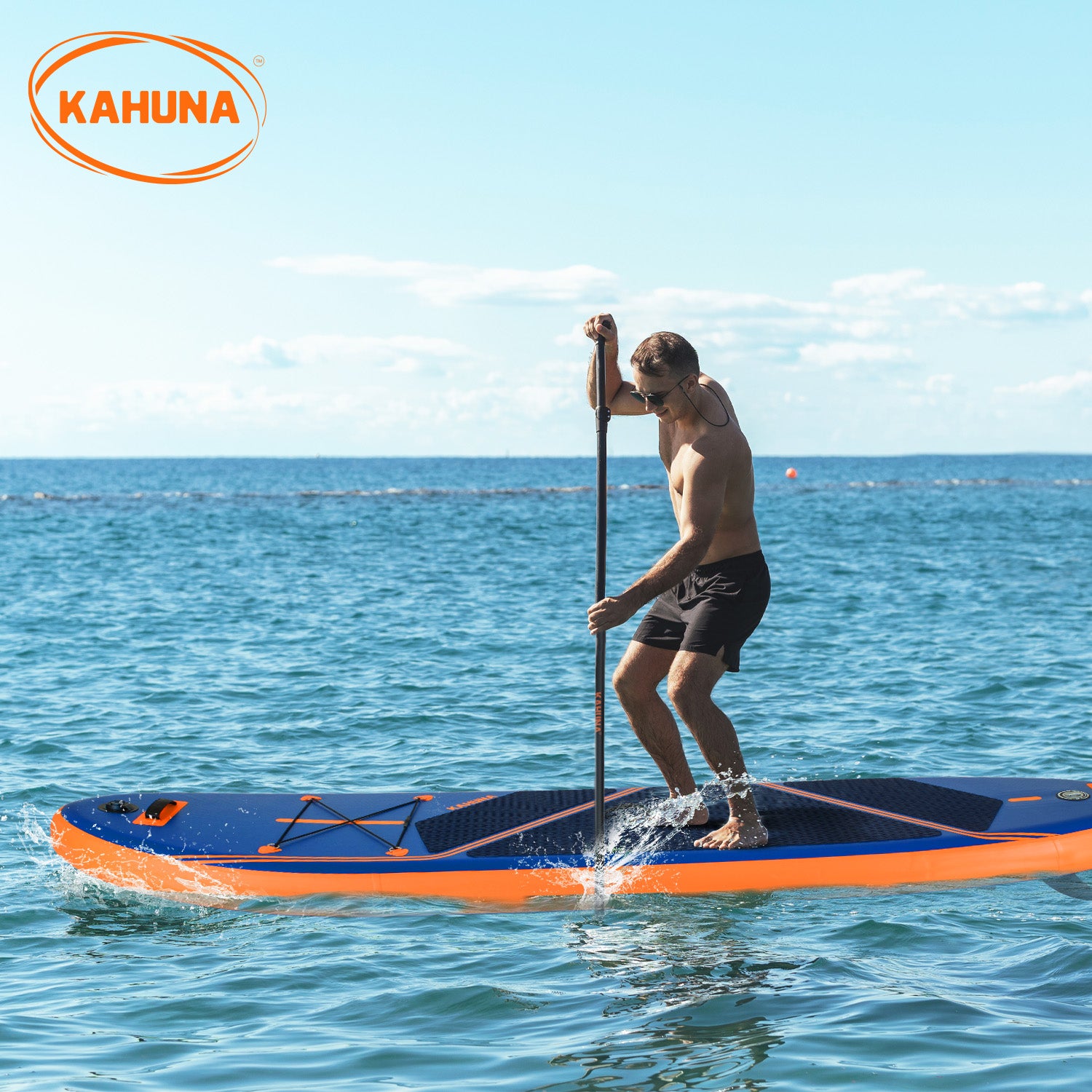Kahuna Kai Premium Sports 10.6FT Inflatable Paddle Board-Outdoor > Boating-PEROZ Accessories