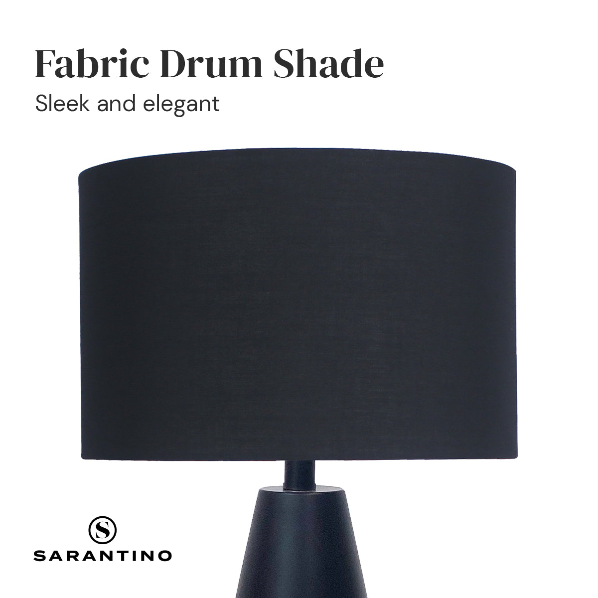 Sarantino Metal Table Lamp in Black and Gold-Home & Garden > Lighting-PEROZ Accessories