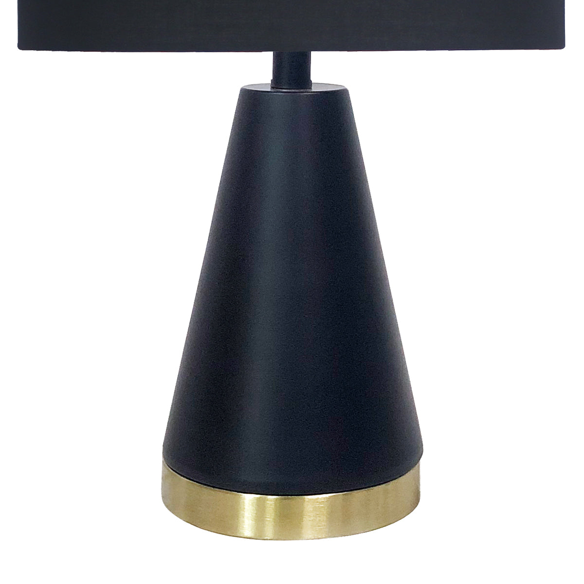 Sarantino Metal Table Lamp in Black and Gold-Home & Garden > Lighting-PEROZ Accessories