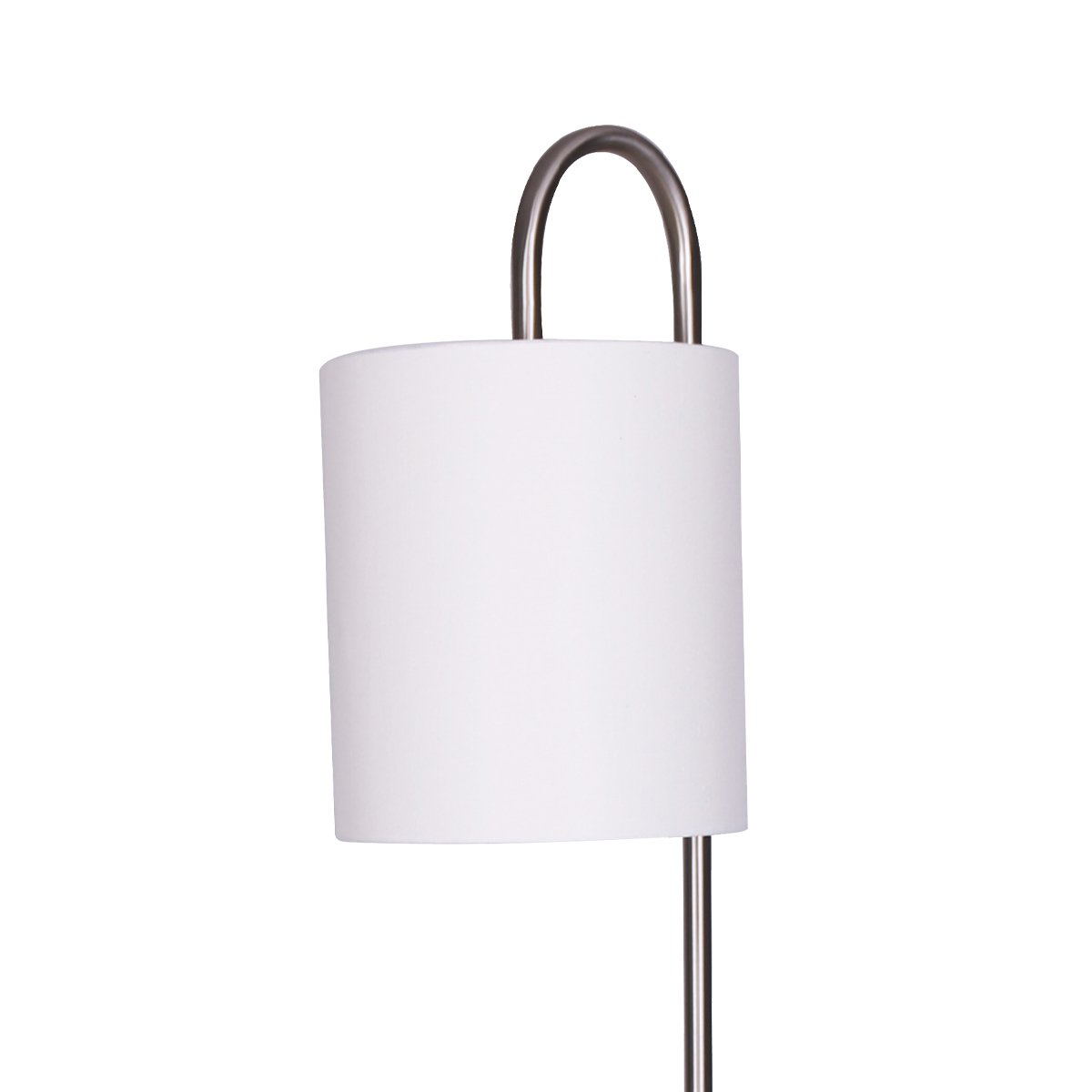 Sarantino Metal Floor Lamp with Glass Shelves-Home & Garden > Lighting-PEROZ Accessories