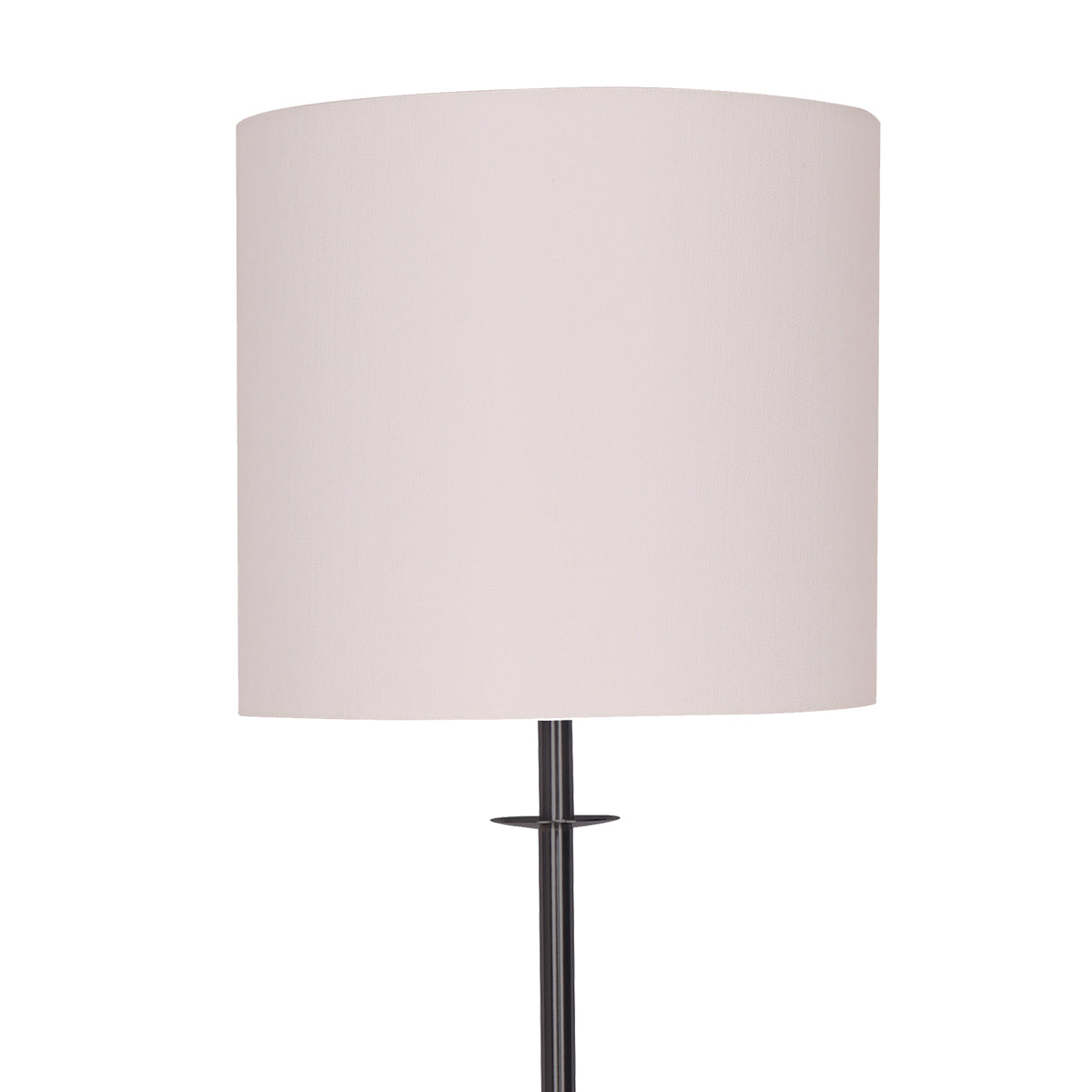 Sarantino Concrete & Metal Table Lamp with Off-White Linen Shade-Home & Garden > Lighting-PEROZ Accessories