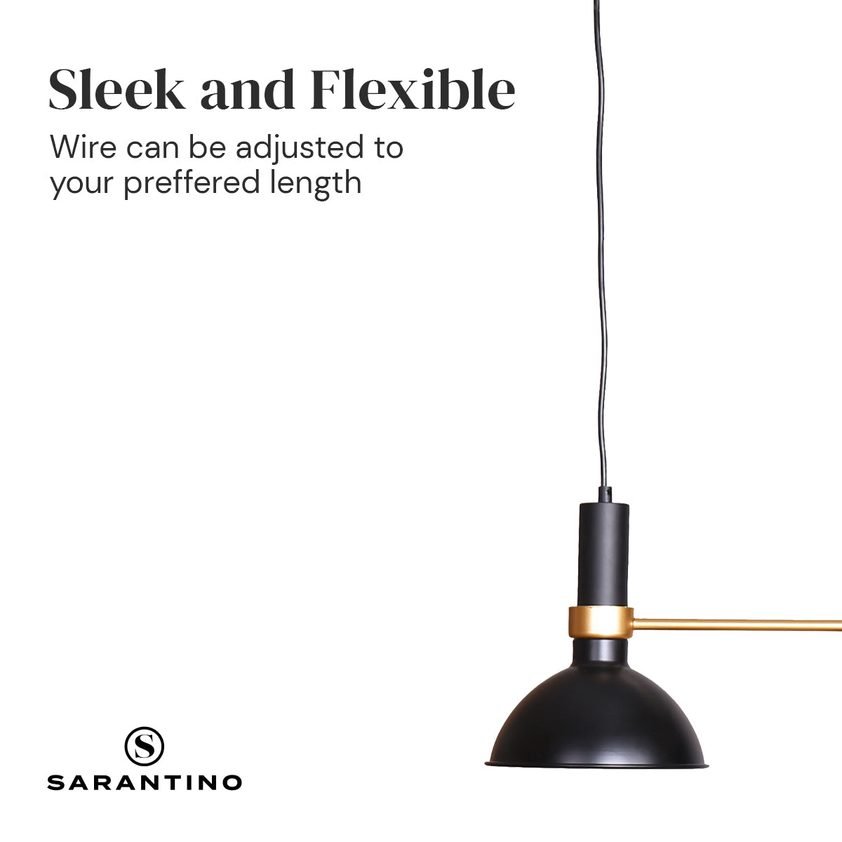 Sarantino 3-Light Hanging Pendant Lamp-Home & Garden > Lighting-PEROZ Accessories