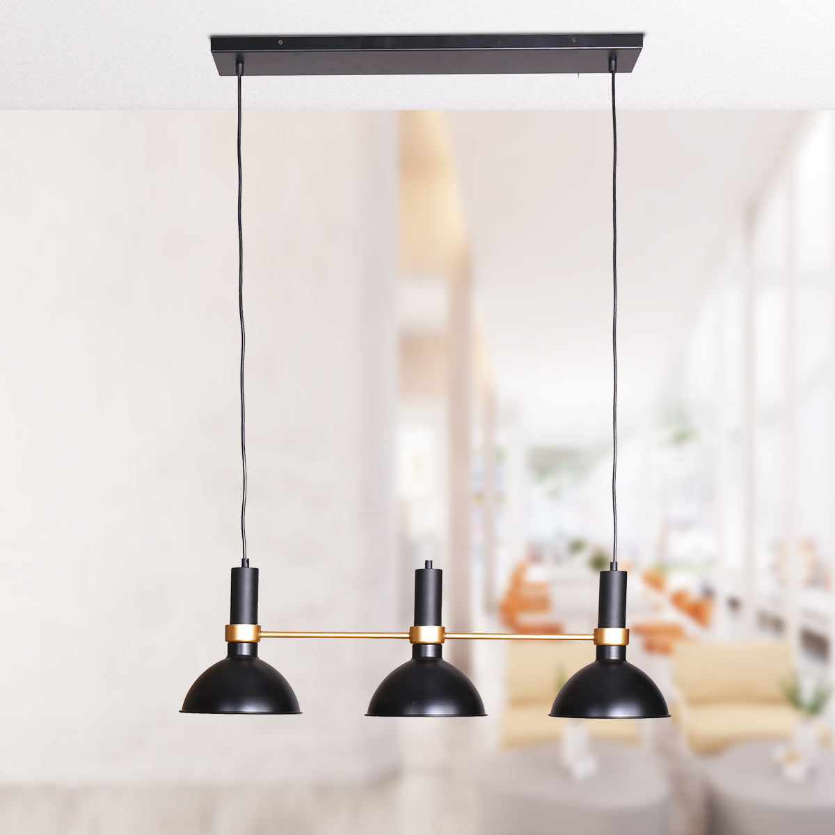 Sarantino 3-Light Hanging Pendant Lamp-Home & Garden > Lighting-PEROZ Accessories
