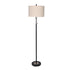 Sarantino Metal Floor Lamp with Cream Drum Shade-Home & Garden > Lighting-PEROZ Accessories