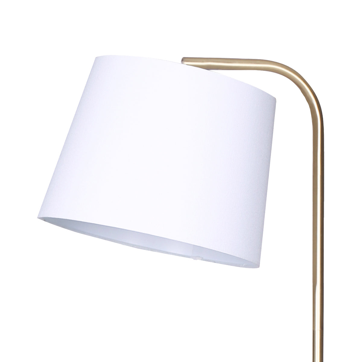 Sarantino Glass End Brass Finish Table Top Floor Lamp-Home & Garden > Lighting-PEROZ Accessories