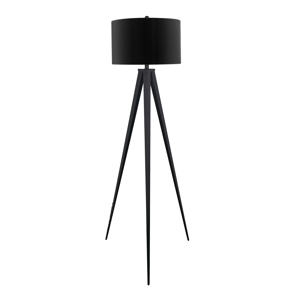 Sarantino Minimalist Modern Tripod Floor Lamp Black-Home & Garden > Lighting-PEROZ Accessories