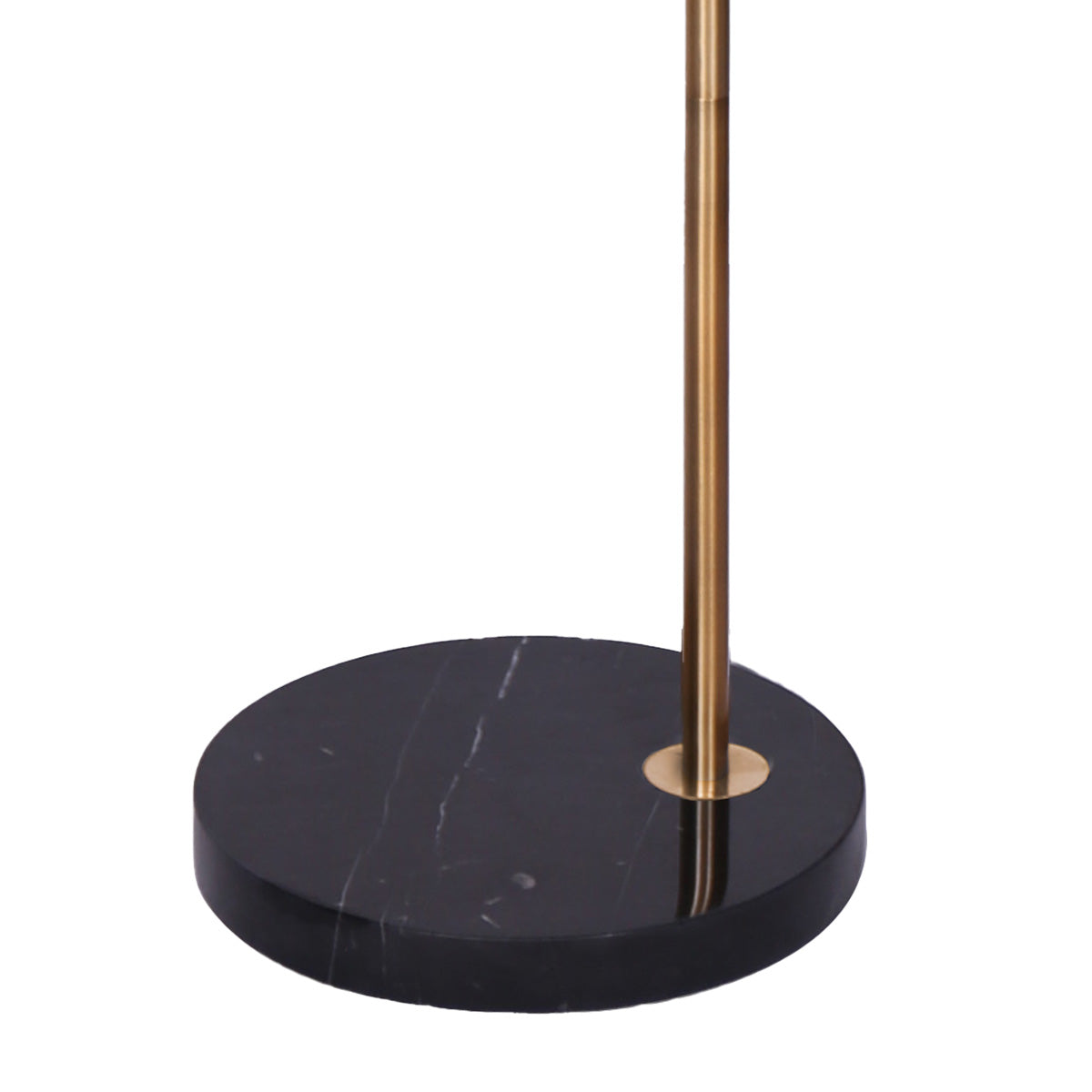 Sarantino Metal Floor Lamp With Opal Glass Shade-Home & Garden > Lighting-PEROZ Accessories