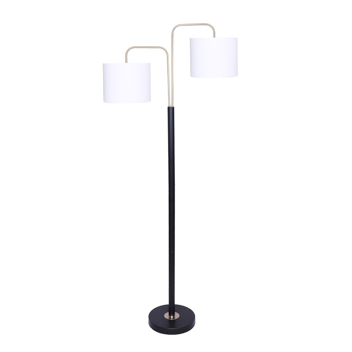 Sarantino Black/Brass Finish Reading Light Electric Table Lamp-Home & Garden > Lighting-PEROZ Accessories