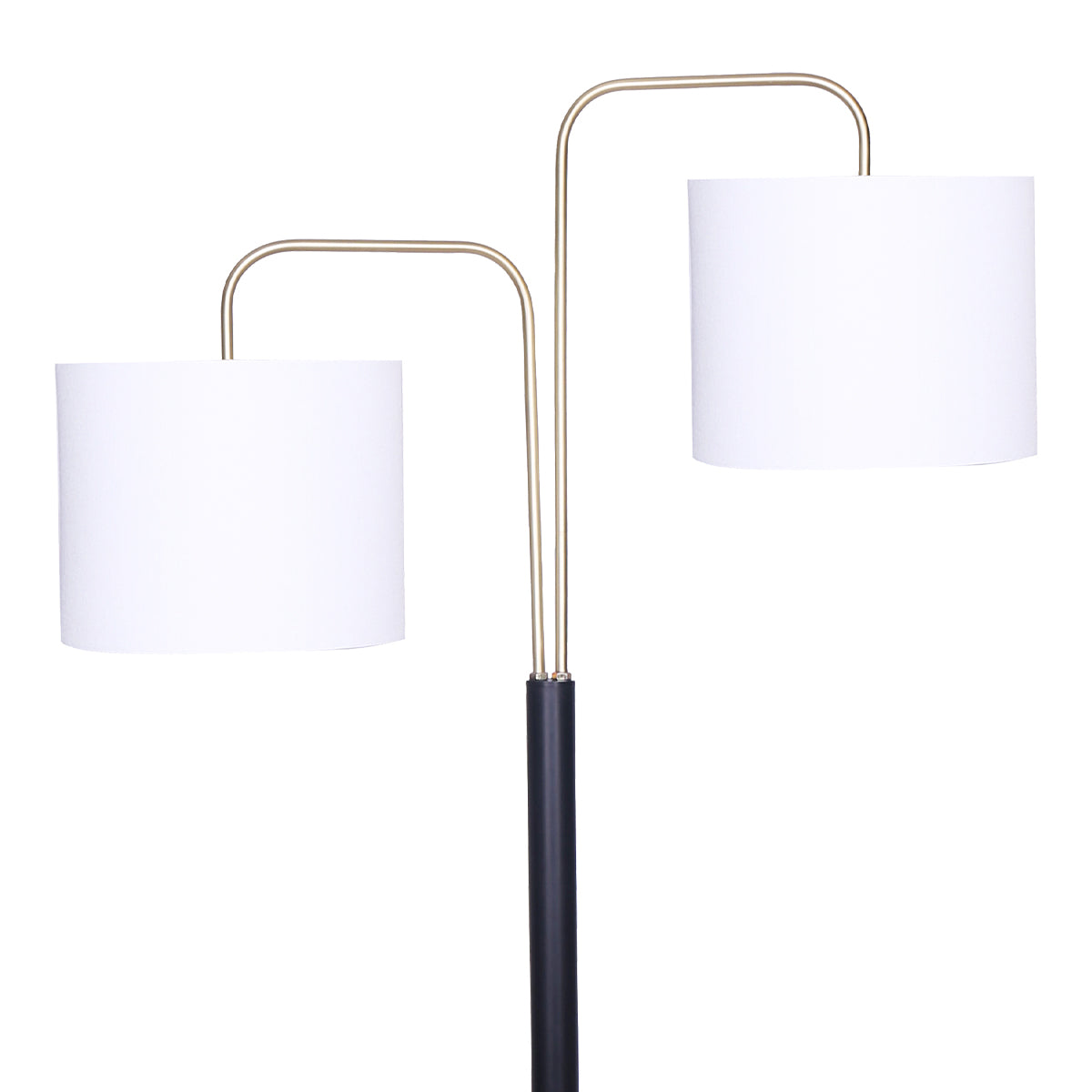 Sarantino Black/Brass Finish Reading Light Electric Table Lamp-Home & Garden > Lighting-PEROZ Accessories