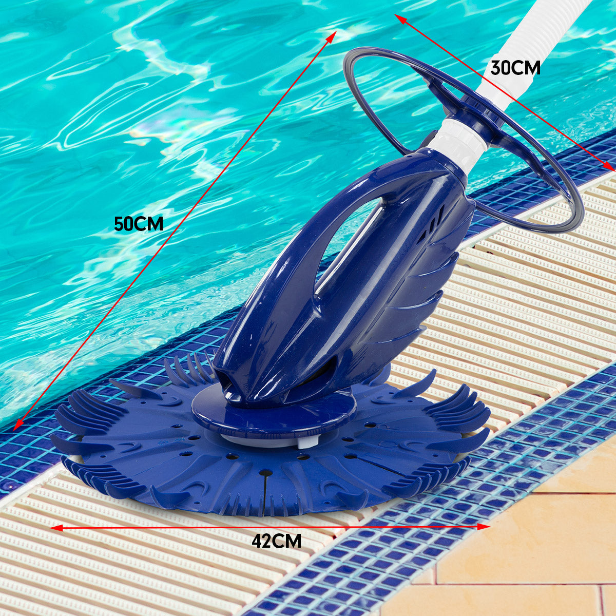 HydroActive Automatic Swimming Pool Vacuum Cleaner Leaf Eater ABS Diaphragm-Pool Cleaners-PEROZ Accessories