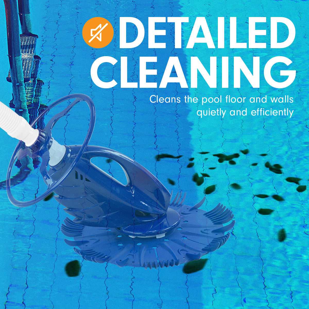 HydroActive Automatic Swimming Pool Vacuum Cleaner Leaf Eater ABS Diaphragm-Pool Cleaners-PEROZ Accessories
