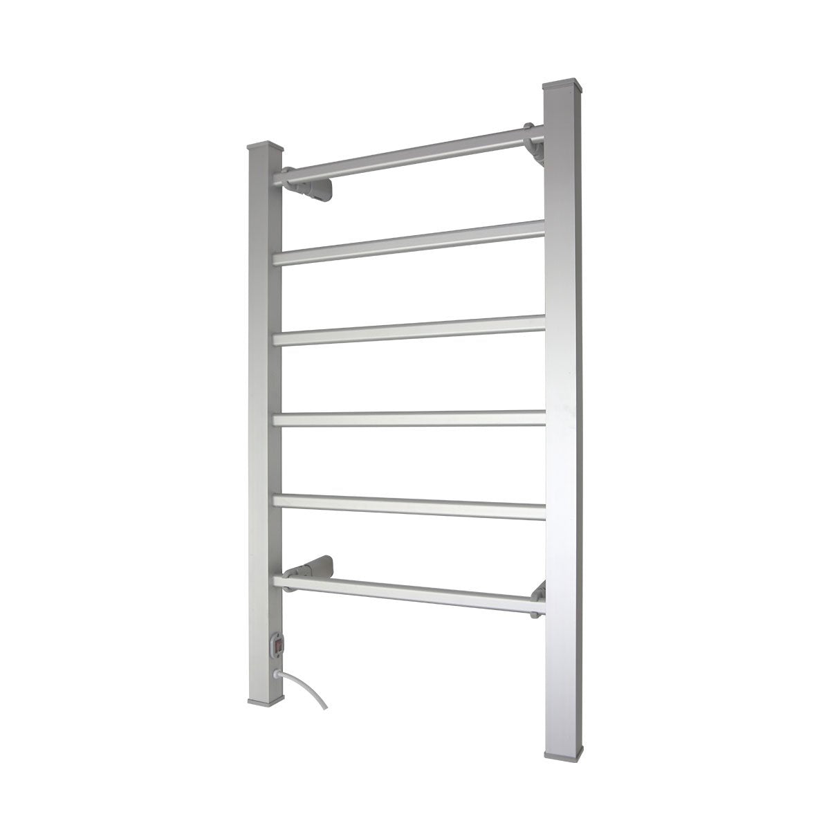 Pronti Heated Towel Rack Electric Bathroom Towel Rails Warmer 100w - Silver-Home & Garden > Bathroom Accessories-PEROZ Accessories