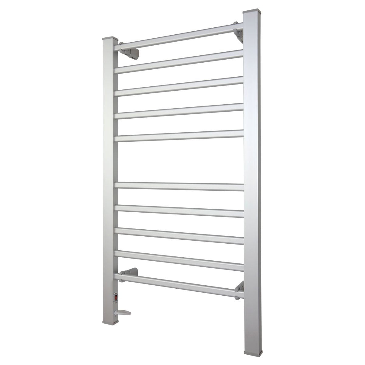 Pronti Heated Towel Rack Electric Bathroom Towel Rails Warmer Ev-160- Silver-Home & Garden > Bathroom Accessories-PEROZ Accessories