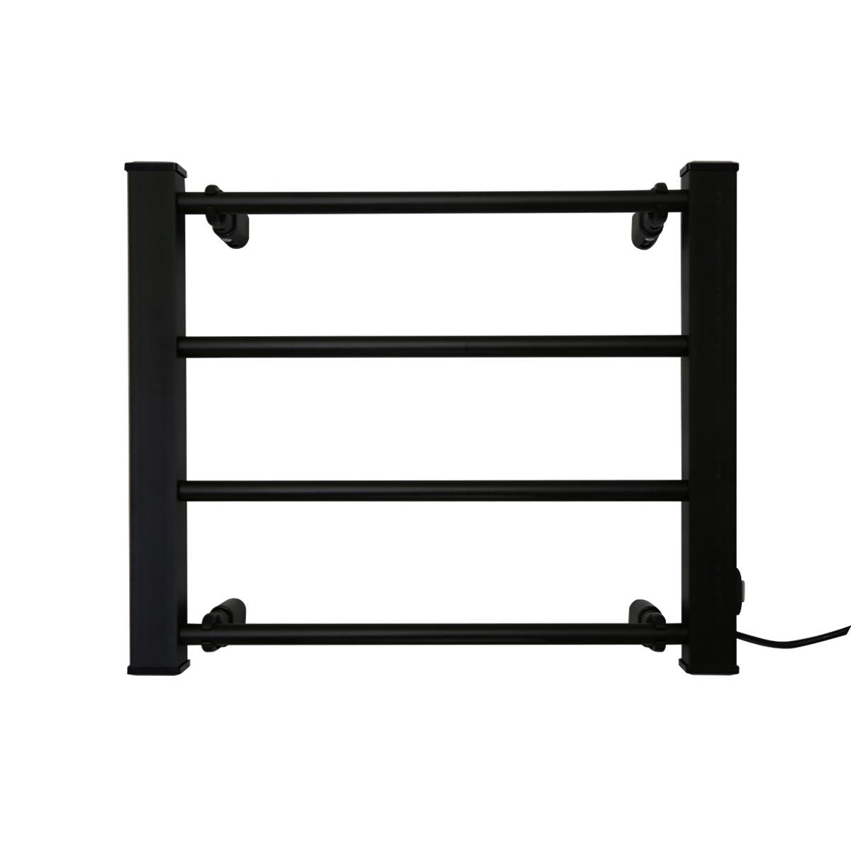 Pronti Heated Towel Rack Electric Bathroom Towel Rails Warmer Ev-60 -black-Home & Garden > Bathroom Accessories-PEROZ Accessories