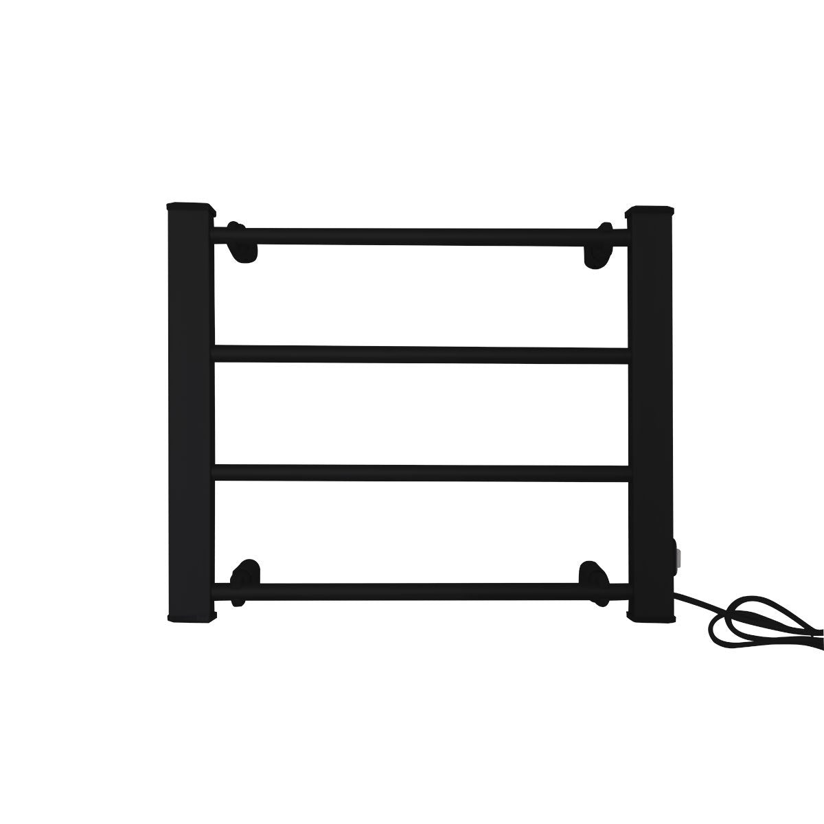Pronti Heated Towel Rack Electric Bathroom Towel Rails Warmer Ev-60 -black-Home & Garden > Bathroom Accessories-PEROZ Accessories