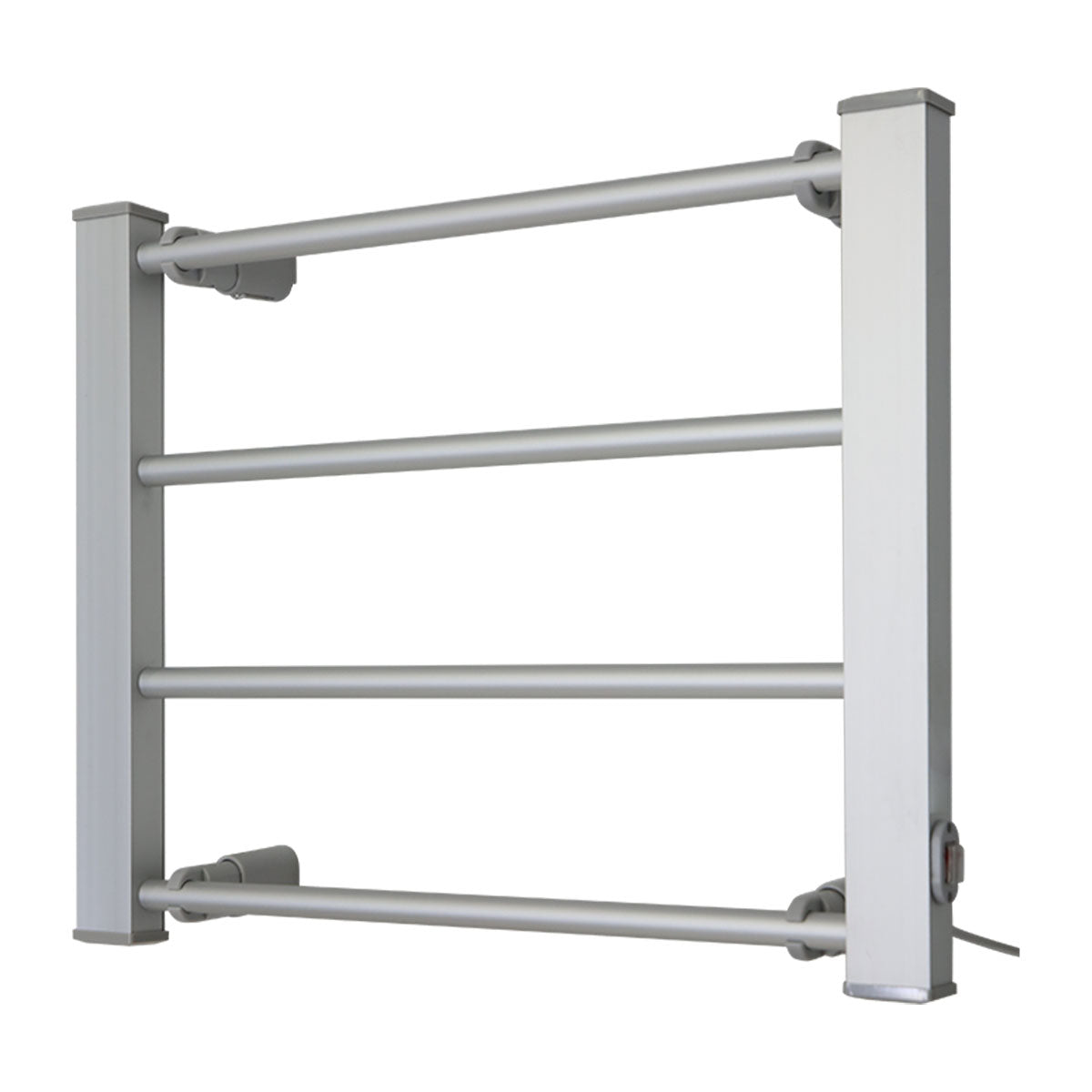 Pronti Heated Towel Rack Electric Bathroom Towel Rails Warmer Ev-60 -silver-Home & Garden > Bathroom Accessories-PEROZ Accessories