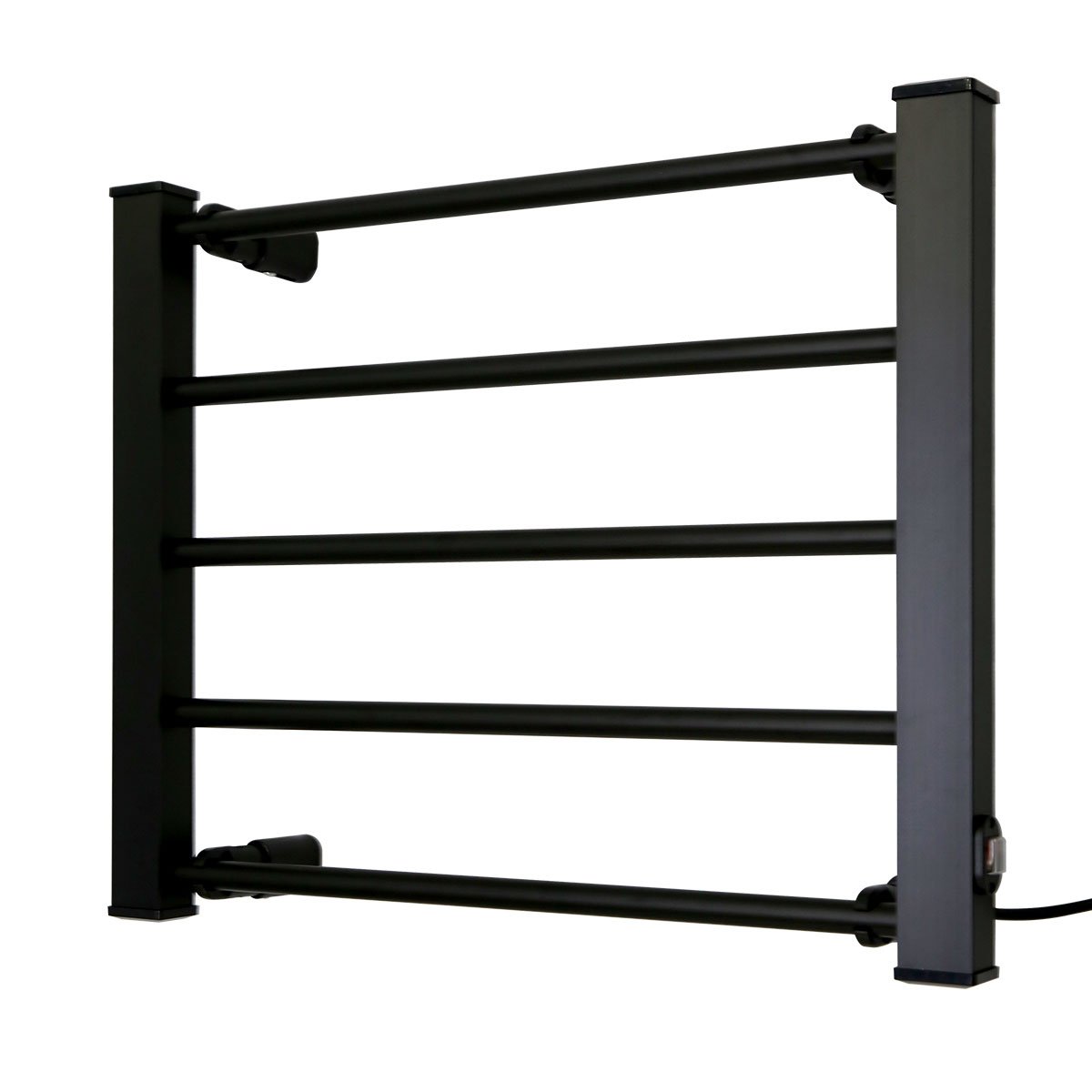 Pronti Heated Towel Rack Electric Bathroom Towel Rails Warmer Ev-90 -black-Home & Garden > Bathroom Accessories-PEROZ Accessories