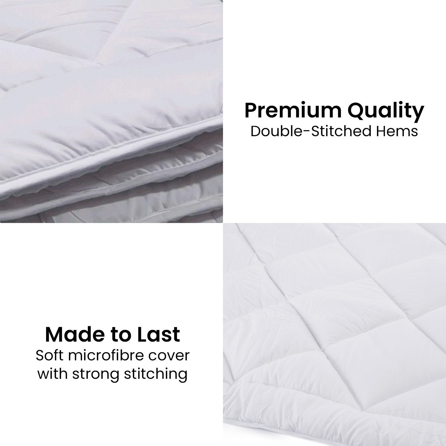 Laura Hill 400GSM Microfibre Bamboo Quilt Comforter Doona - King-Home & Garden > Bedding-PEROZ Accessories